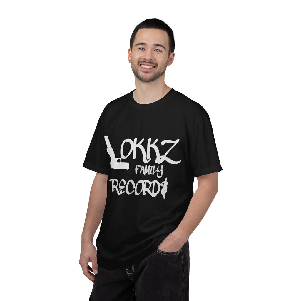 Record Label T-Shirt — "LOKKZ Family Records" Vintage Garment-Dyed Tee