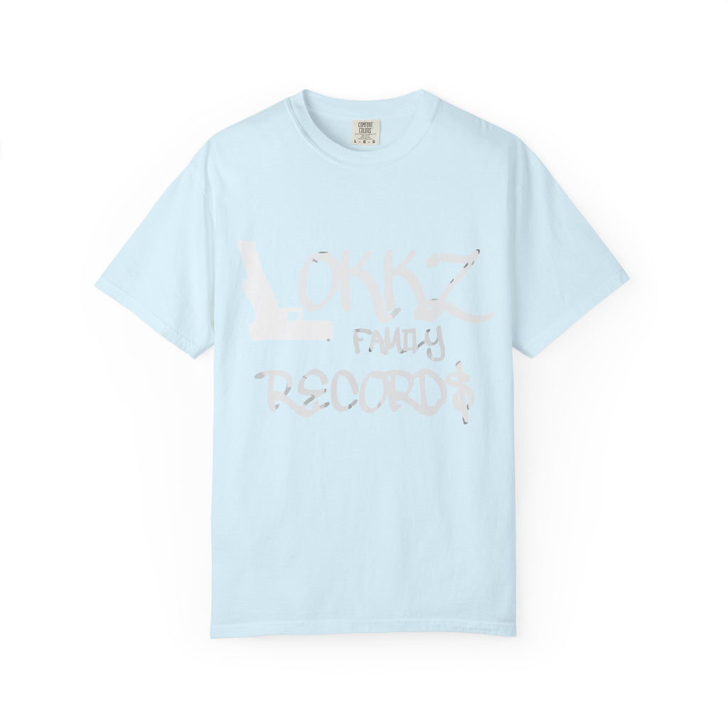 Record Label T-Shirt — "LOKKZ Family Records" Vintage Garment-Dyed Tee
