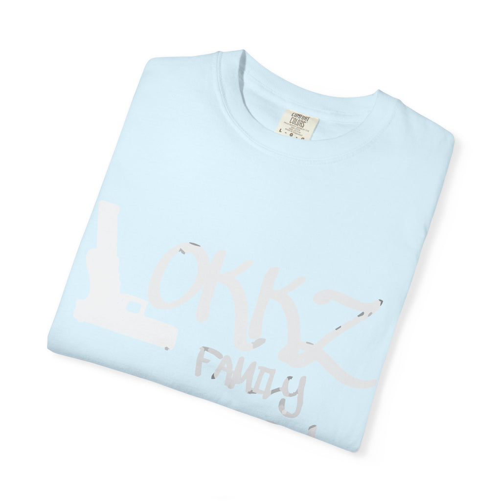 Record Label T-Shirt — "LOKKZ Family Records" Vintage Garment-Dyed Tee