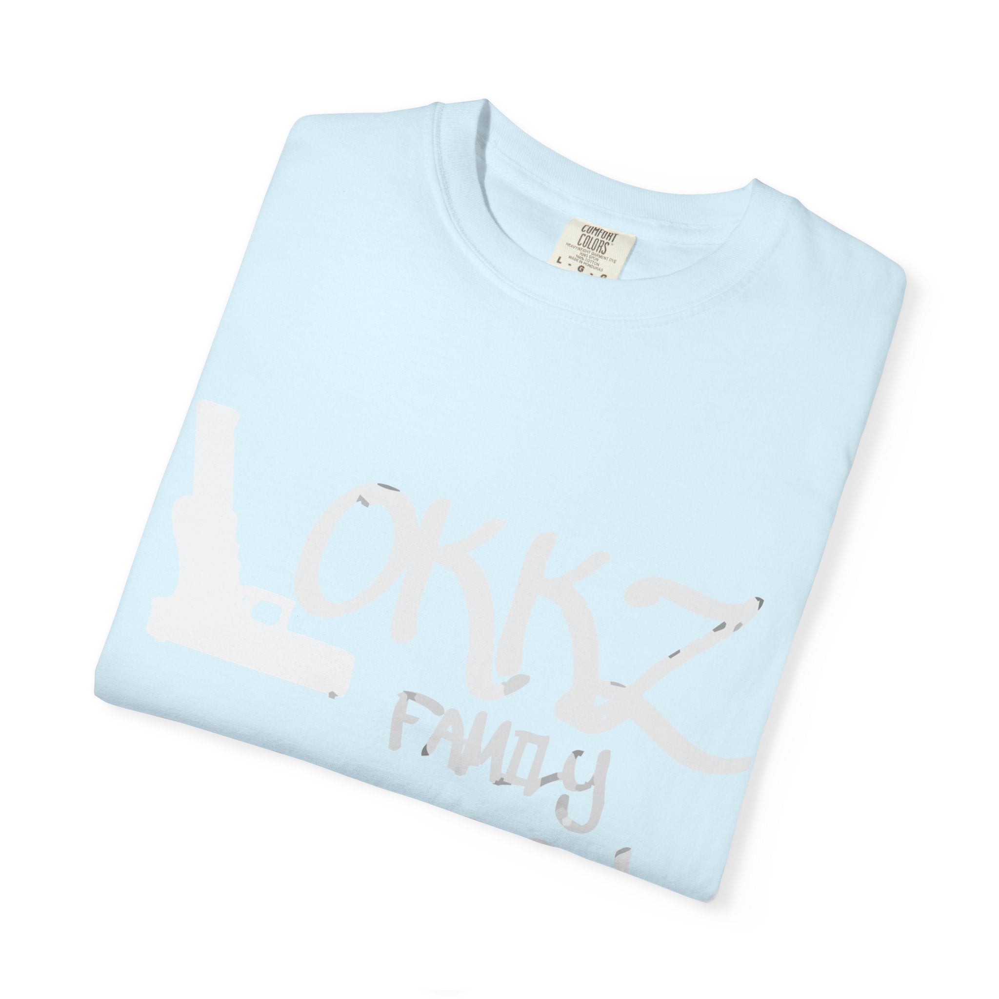 Record Label T-Shirt — "LOKKZ Family Records" Vintage Garment-Dyed Tee