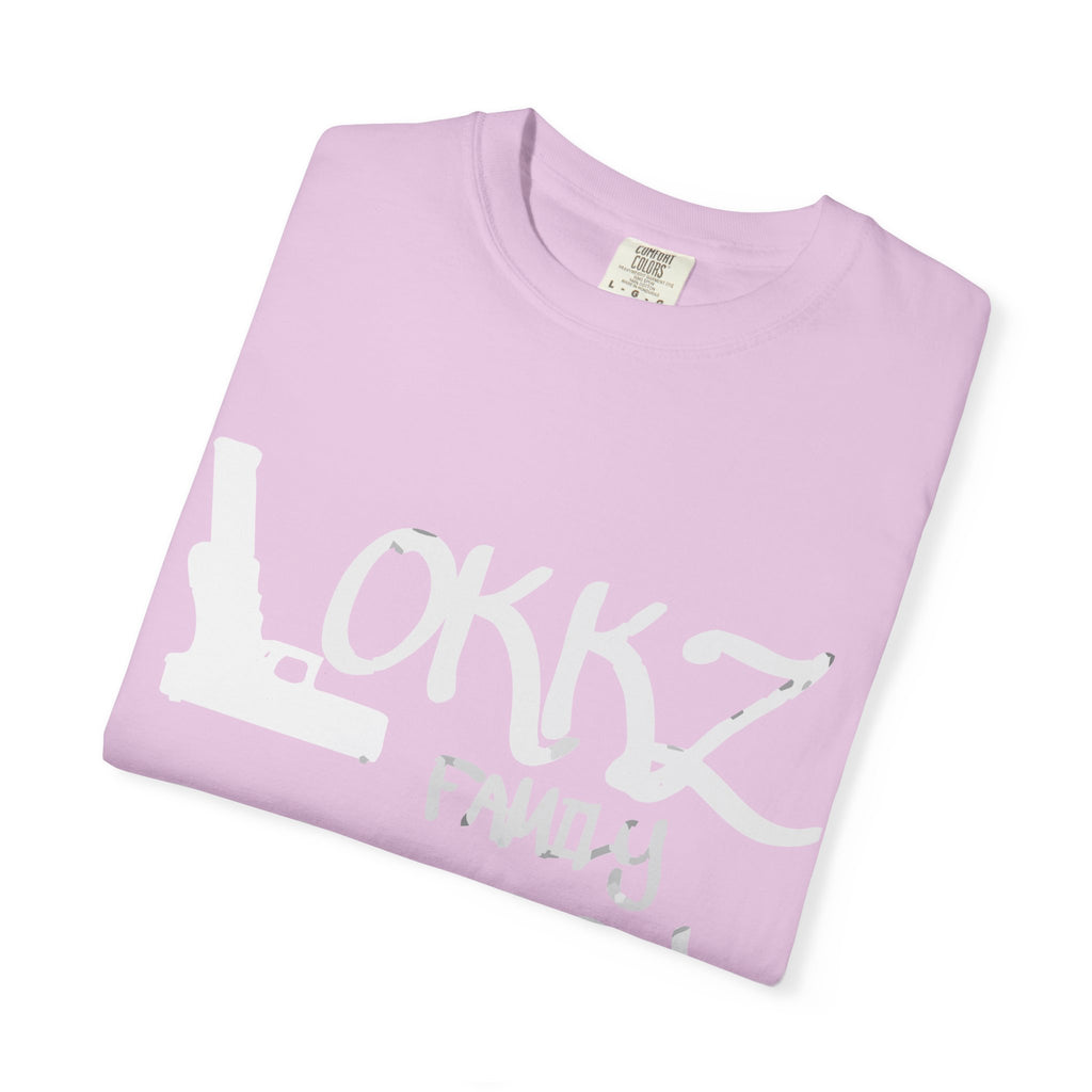Record Label T-Shirt — "LOKKZ Family Records" Vintage Garment-Dyed Tee