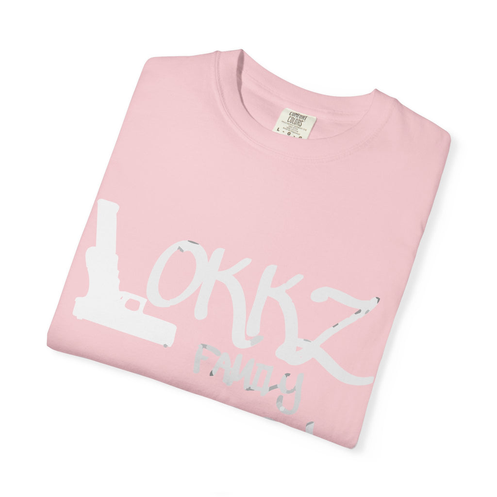 Record Label T-Shirt — "LOKKZ Family Records" Vintage Garment-Dyed Tee